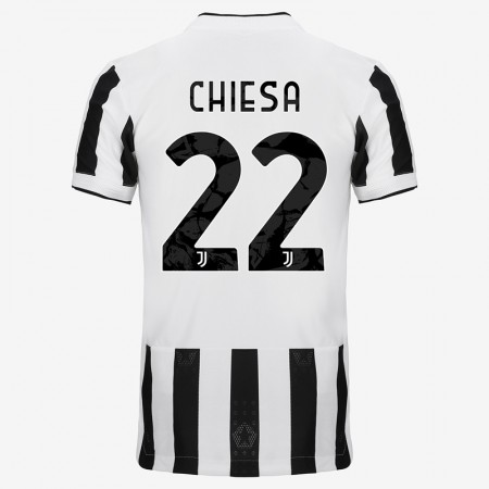 Billiga Fotbollströjor Juventus Federico Chiesa 22 Hemma tröja 2021/22 Kortärmad